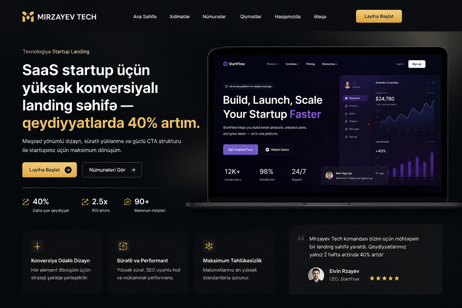 Landing Page